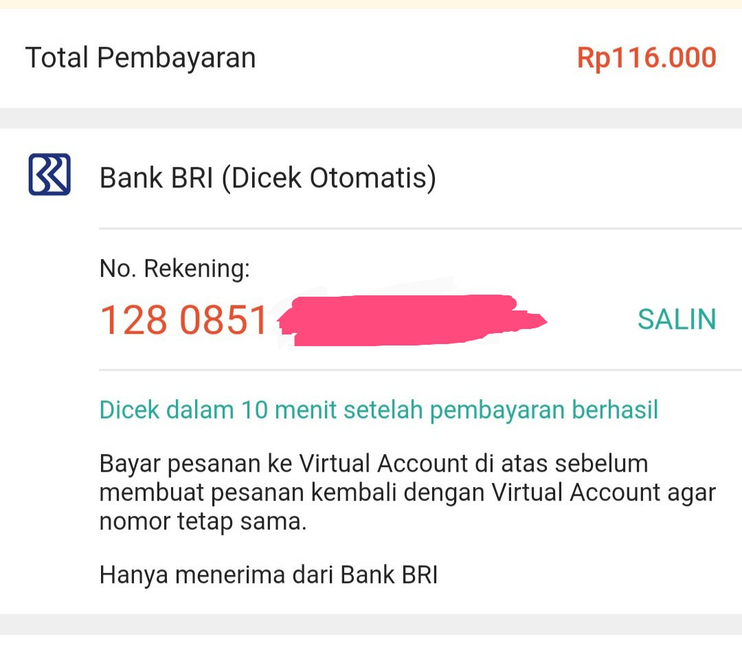 Detail Contoh Virtual Account Nomer 32