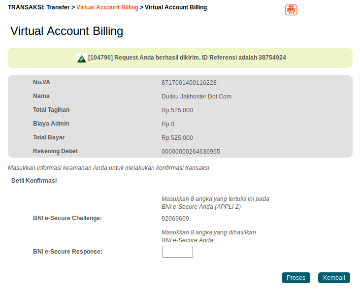 Detail Contoh Virtual Account Nomer 44