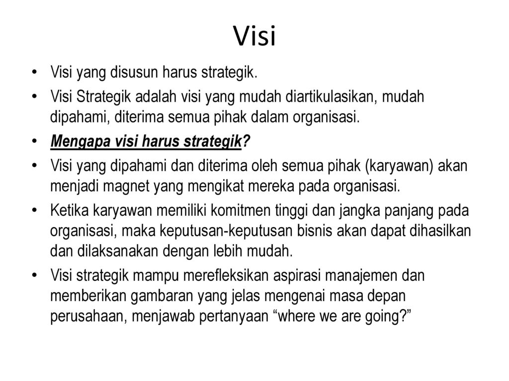 Detail Contoh Visi Dan Misi Organisasi Nomer 36