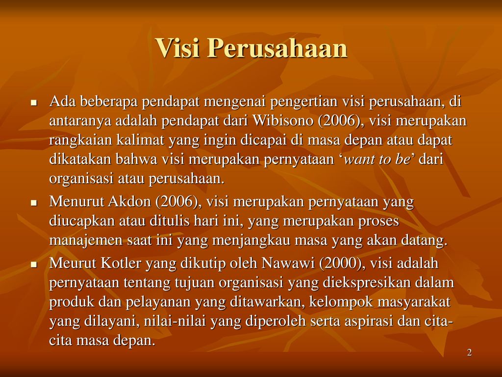 Detail Contoh Visi Dan Misi Perusahaan Nomer 36