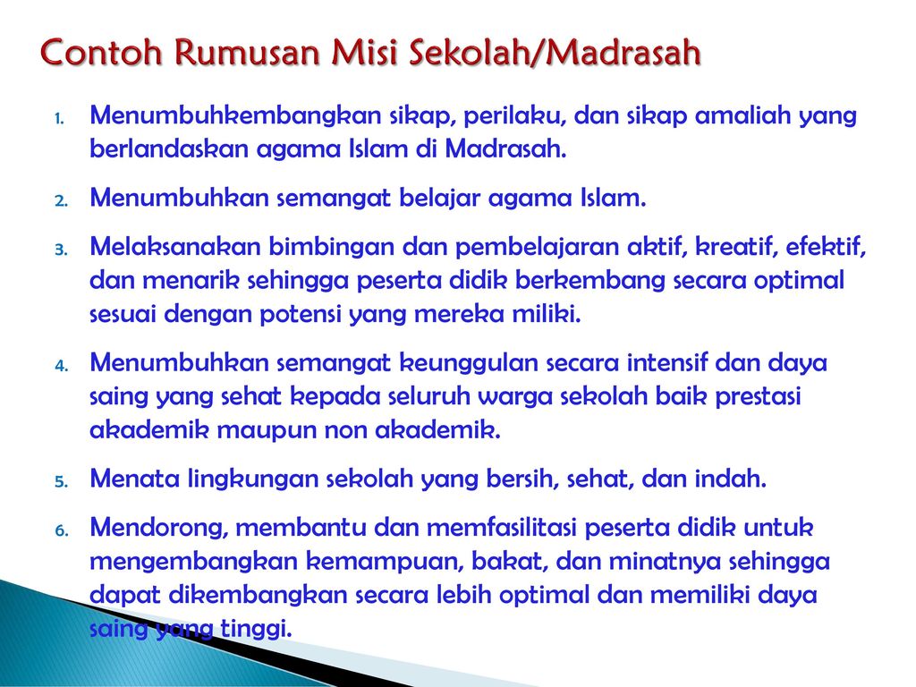 Detail Contoh Visi Dan Misi Sekolah Dasar Nomer 33