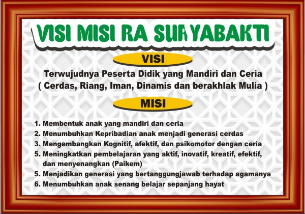 Detail Contoh Visi Misi Paud Nomer 14