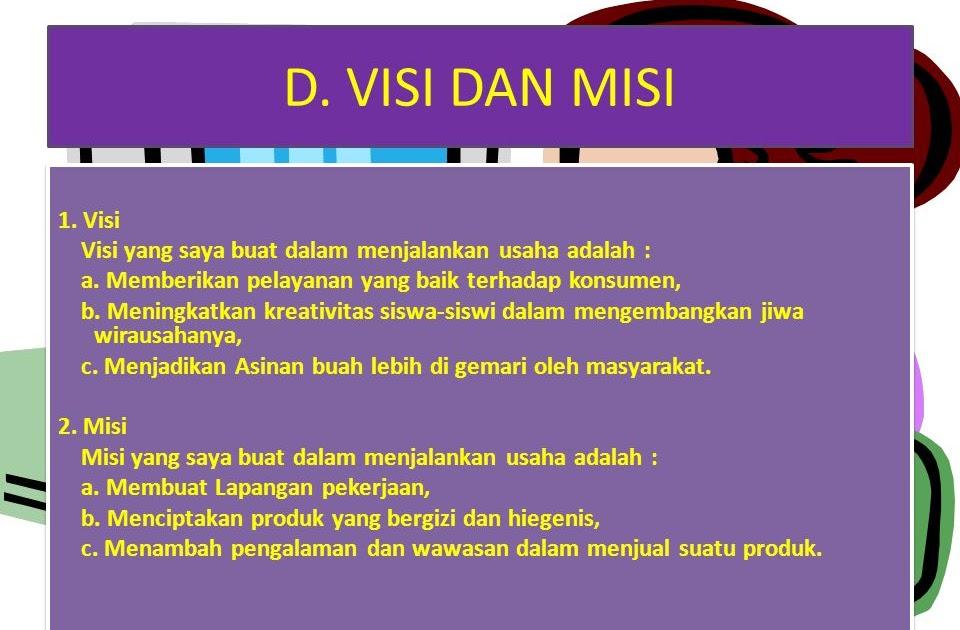 Detail Contoh Visi Misi Perusahaan Dagang Nomer 45