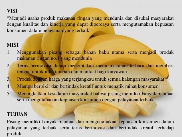 Detail Contoh Visi Misi Perusahaan Makanan Nomer 4