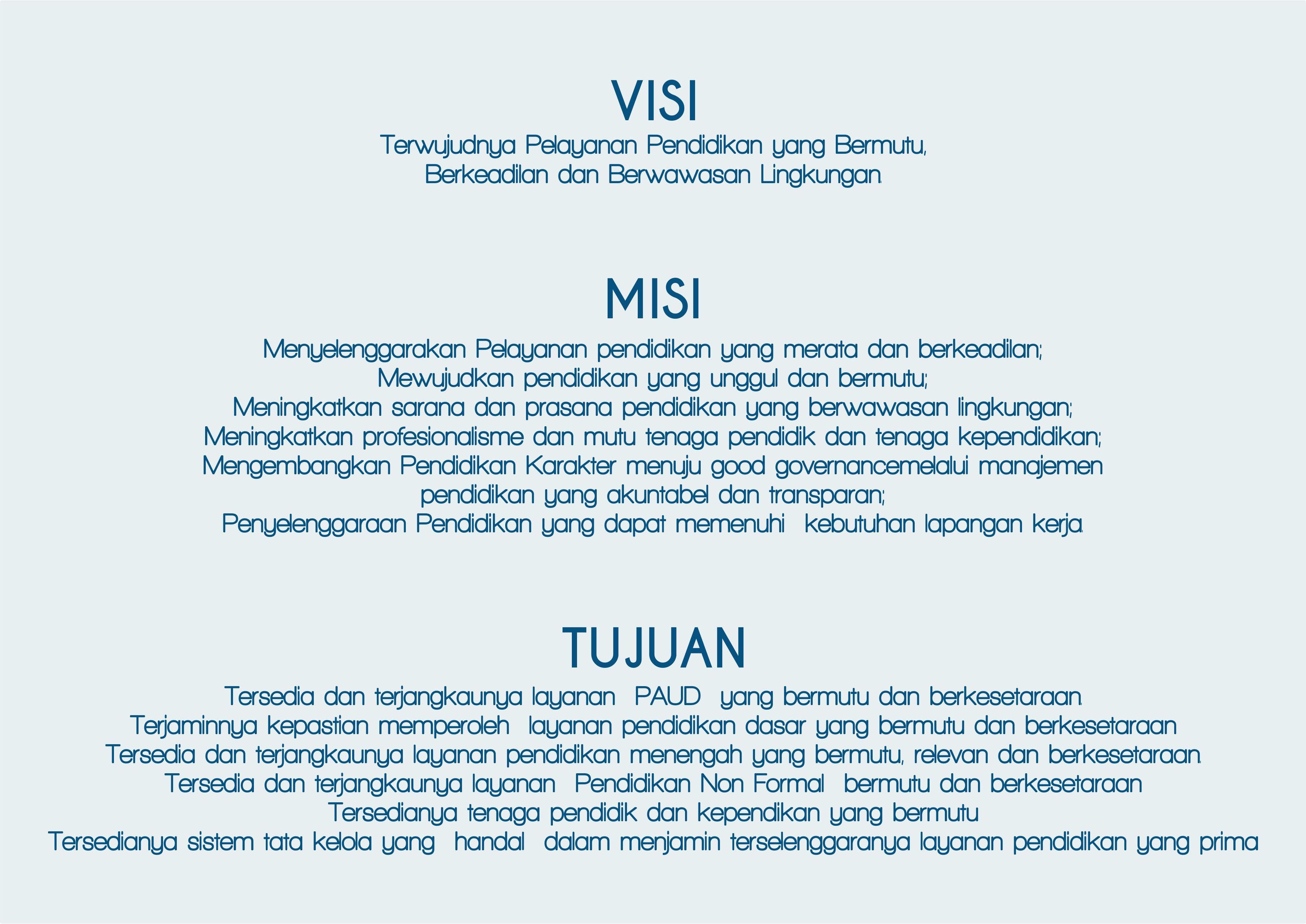 Detail Contoh Visi Misi Sekolah Dasar Nomer 24