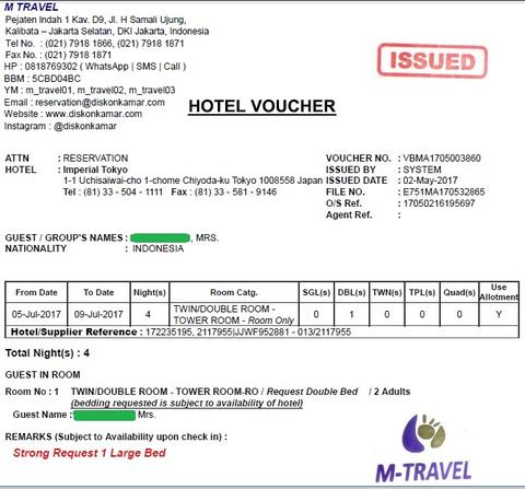 Detail Contoh Voucher Hotel Nomer 20