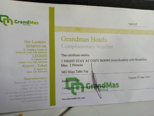 Detail Contoh Voucher Hotel Nomer 25