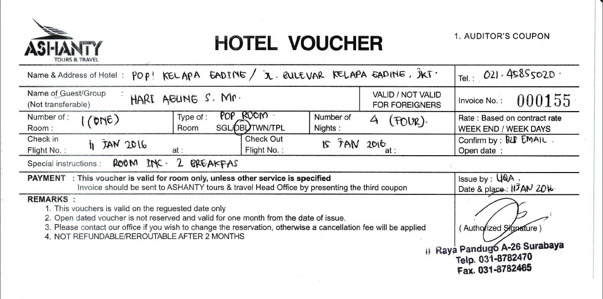 Detail Contoh Voucher Hotel Nomer 6