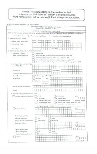 Detail Contoh Wajib Pajak Nomer 46