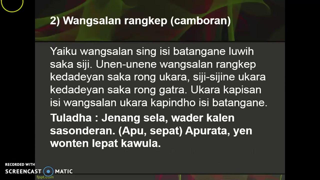 Detail Contoh Wangsalan Lamba Nomer 15