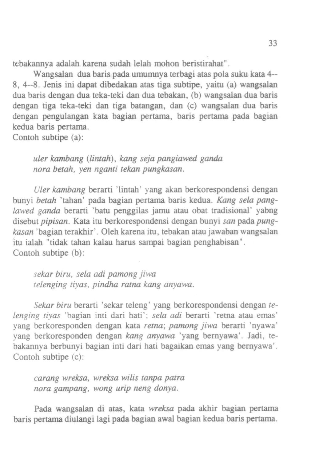 Detail Contoh Wangsalan Rangkep Nomer 47