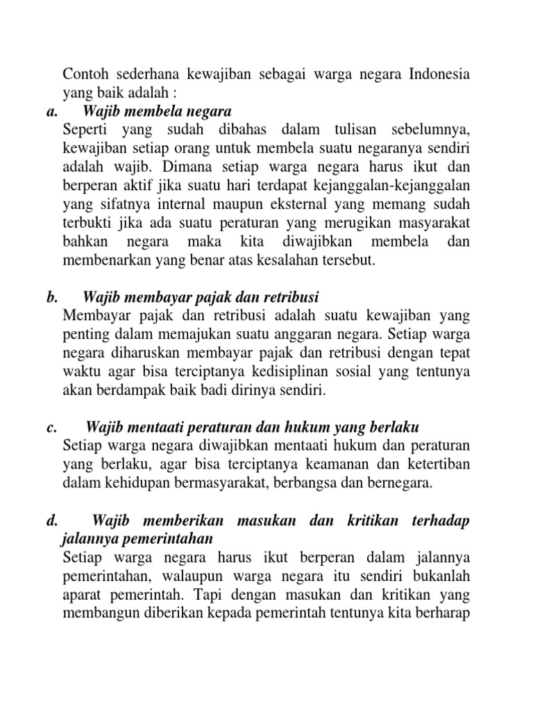 Detail Contoh Warga Negara Yang Baik Nomer 26