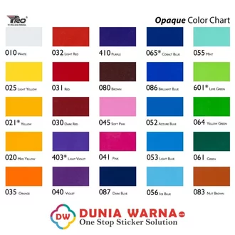 Detail Contoh Warna Doff Nomer 25