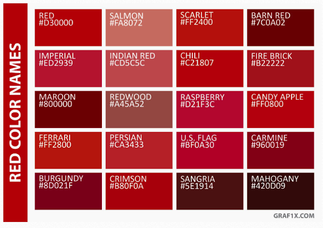 Detail Contoh Warna Merah Nomer 8