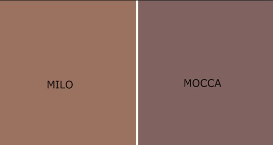 Detail Contoh Warna Mocca Dan Milo Nomer 33