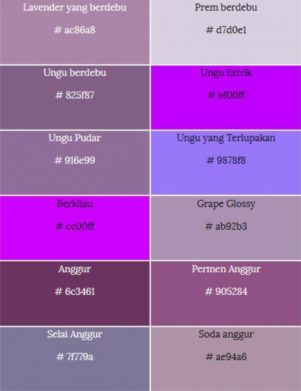 Detail Contoh Warna Pastel Dan Lavender Nomer 38