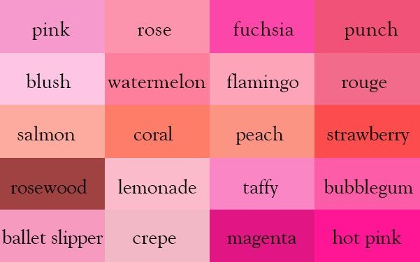 Contoh Warna Pink Peach - KibrisPDR