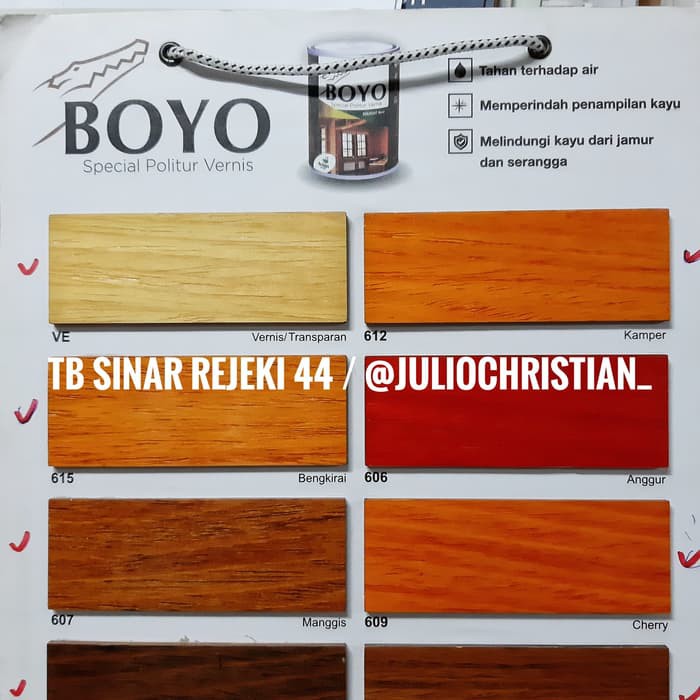 Detail Contoh Warna Plitur Kayu Jati Nomer 9