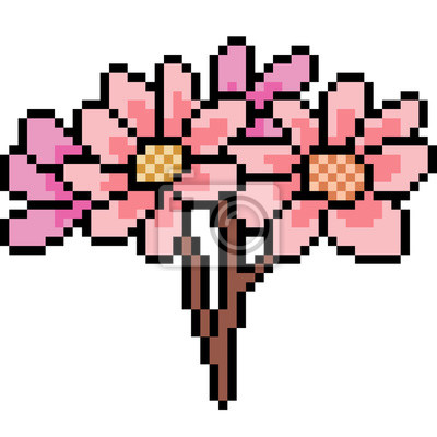 Detail Pixel Art Blume Nomer 10