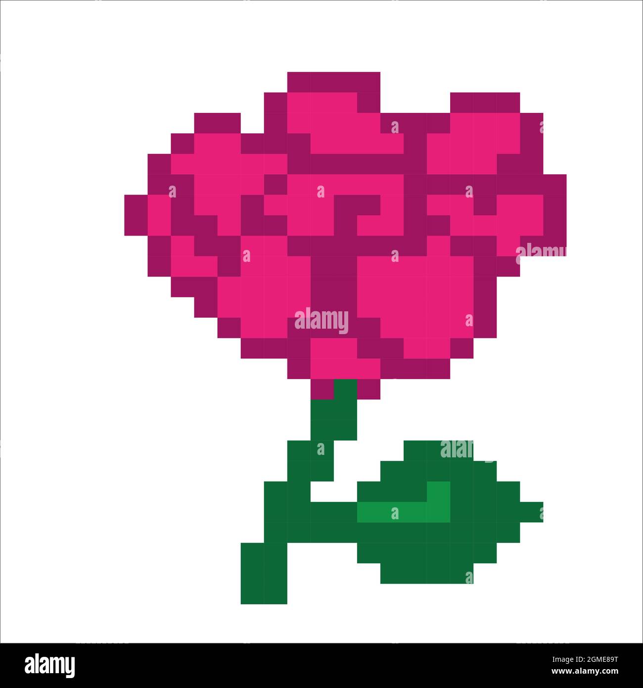 Detail Pixel Art Blume Nomer 2