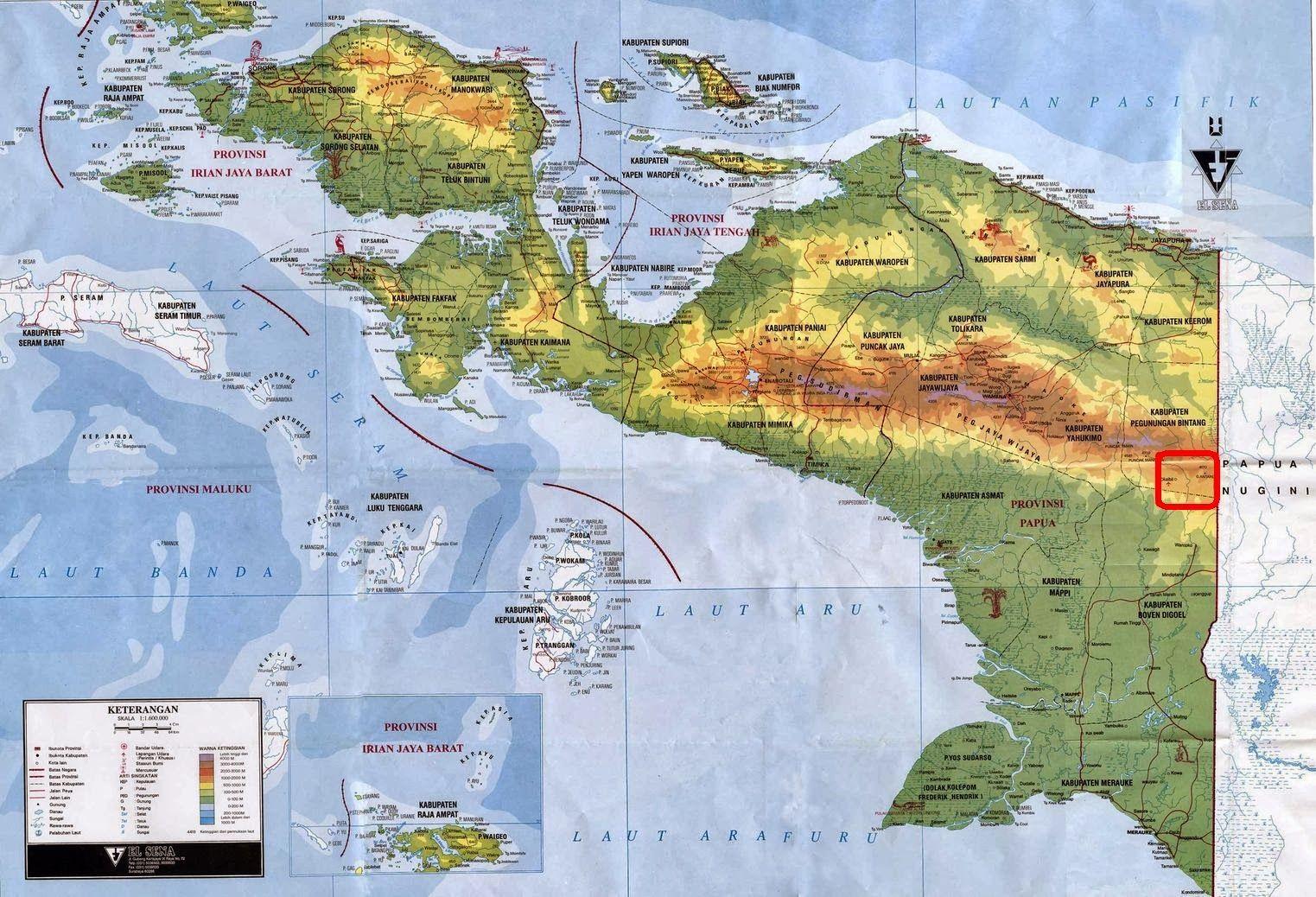 Detail Gambar Perbatasan Indonesia Puau Papua Nomer 11