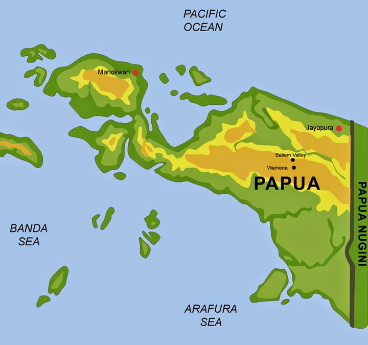 Detail Gambar Perbatasan Indonesia Puau Papua Nomer 21