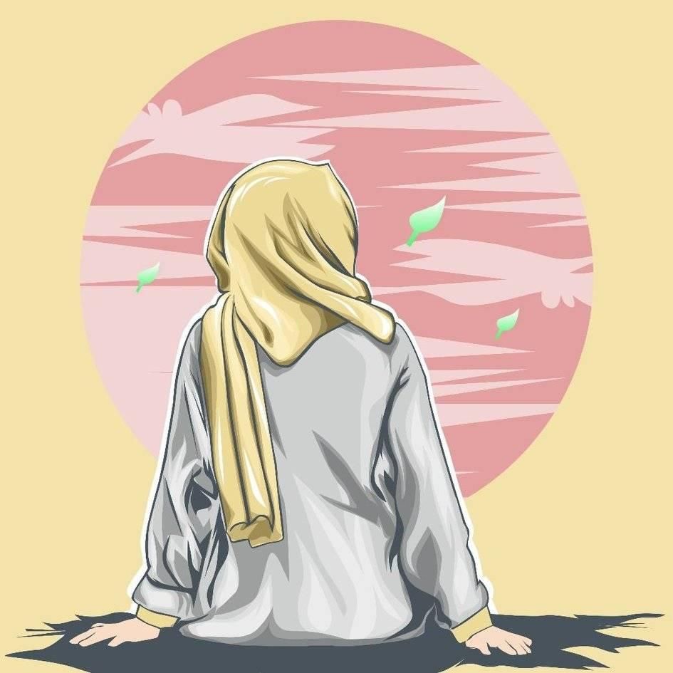 Detail Gambar Perempuan Berdoa Animasi Nomer 4