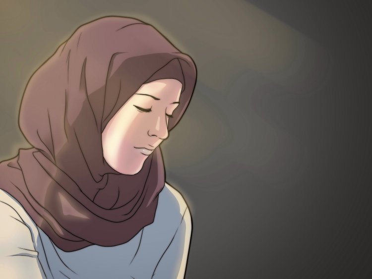 Detail Gambar Perempuan Berhijab Sedih Nomer 36