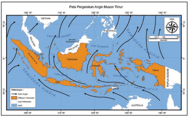 Detail Gambar Pergerakan Angin Muson Nomer 6