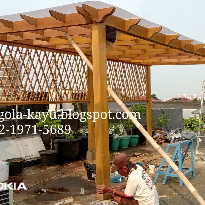 Gambar Pergola Kayu - KibrisPDR