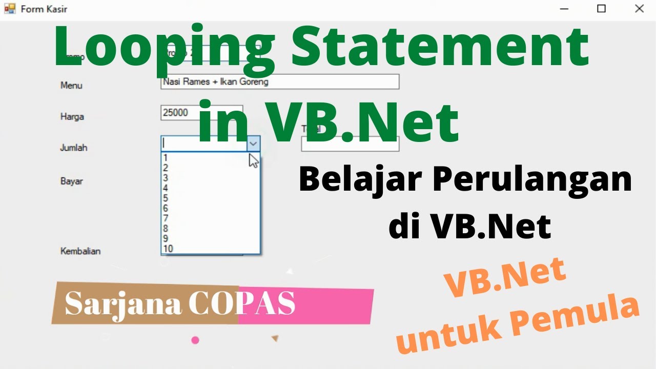 Detail Gambar Perintah For Vb Nomer 43