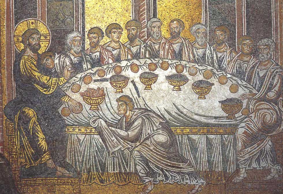 Detail Gambar Perjamuan Kudus Tuhan Yesus Terakhir Meemcahkan Roti Nomer 13