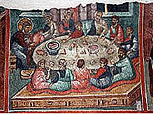 Detail Gambar Perjamuan Kudus Tuhan Yesus Terakhir Meemcahkan Roti Nomer 24