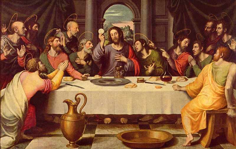 Detail Gambar Perjamuan Kudus Tuhan Yesus Terakhir Meemcahkan Roti Nomer 4