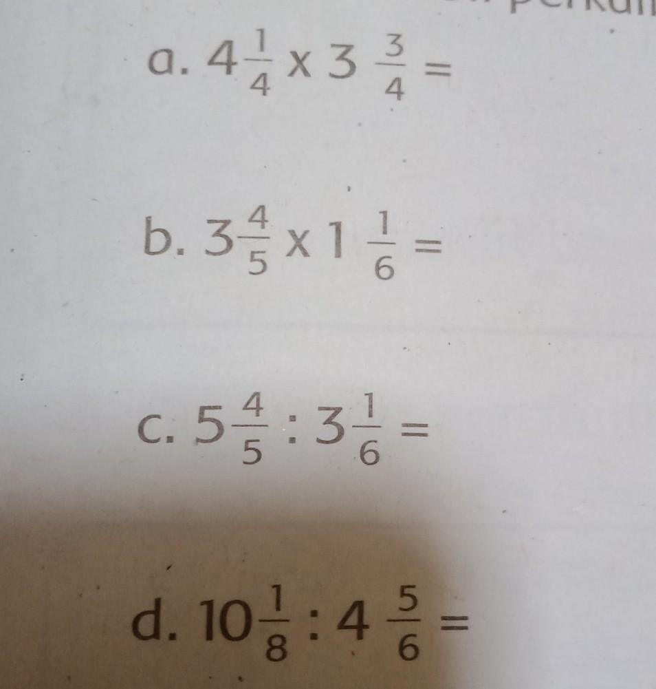 Detail Gambar Perkalian Dan Pembagian Pecahan Nomer 49