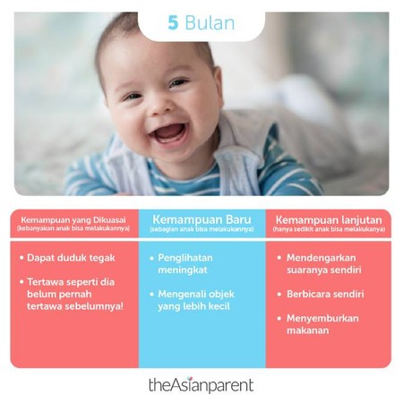 Gambar Perkembangan Bayi 5 Bulan - KibrisPDR