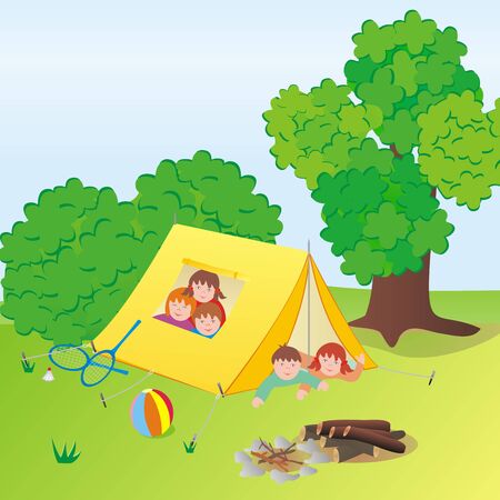 Detail Gambar Perkhemahan Kartun Camp Clipart Nomer 45