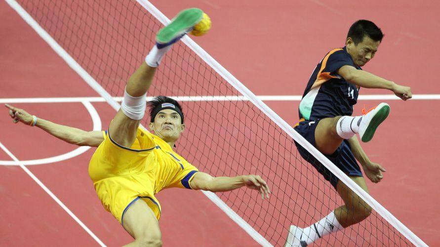 Detail Gambar Permainan Tradisional Sepak Takraw Nomer 3