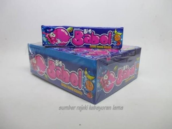 Detail Gambar Permen Karet Big Babol Nomer 8