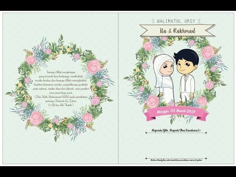 Detail Gambar Pernikahan Islami Kartun Nomer 17