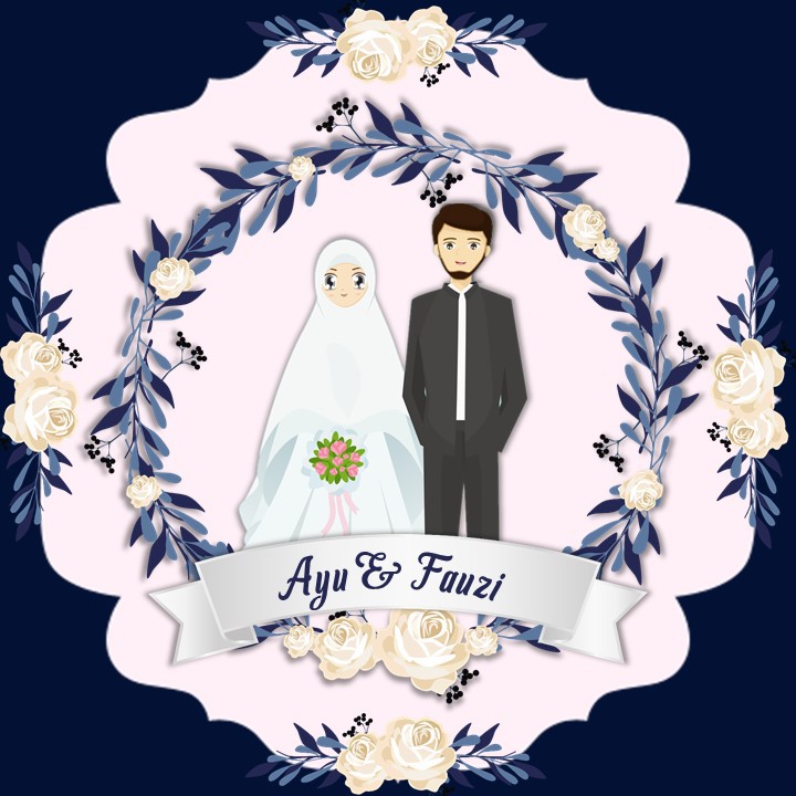Detail Gambar Pernikahan Islami Kartun Nomer 24