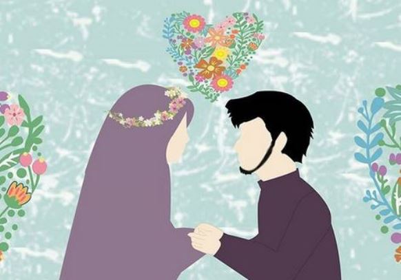 Detail Gambar Pernikahan Islami Kartun Nomer 30