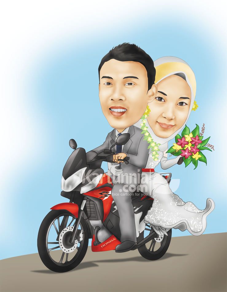 Detail Gambar Pernikahan Karikatur Nomer 23