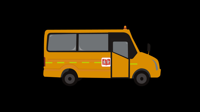 Detail Animasi Bus Sekolah Nomer 55