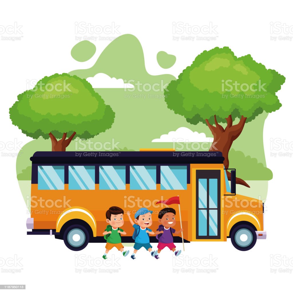 Detail Animasi Bus Sekolah Nomer 7