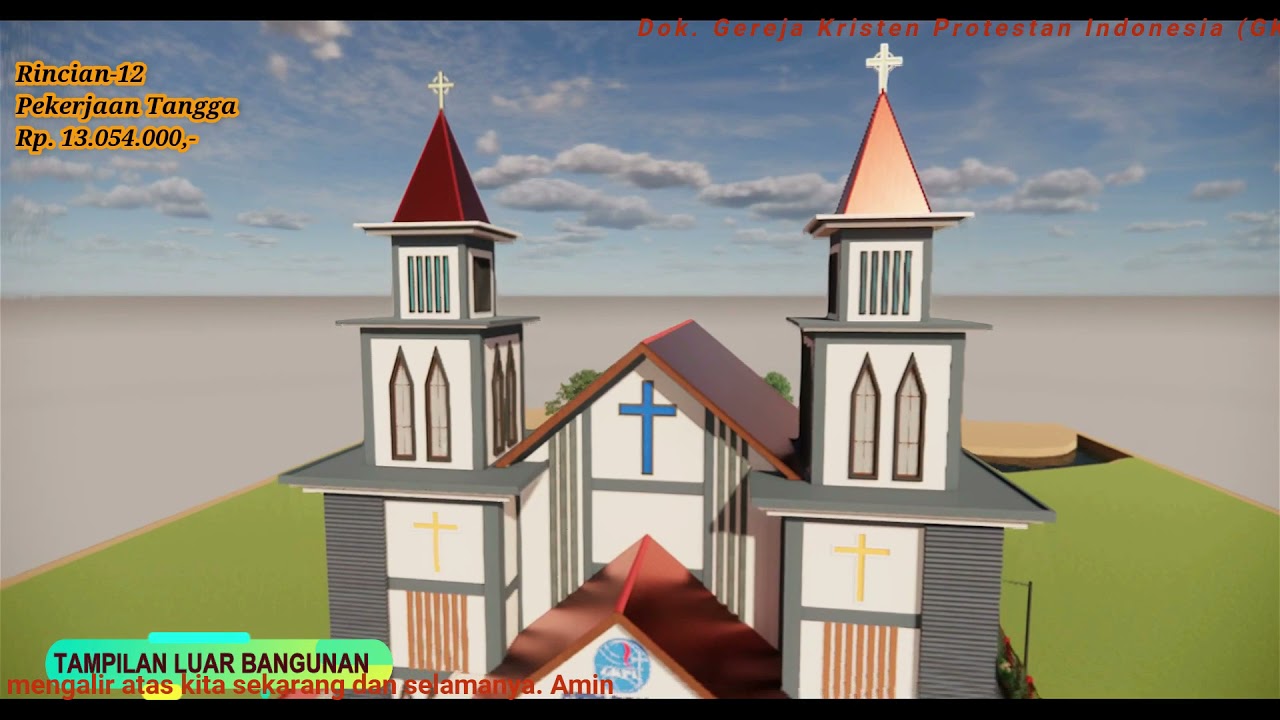Detail Animasi Gedung Gereja Nomer 19