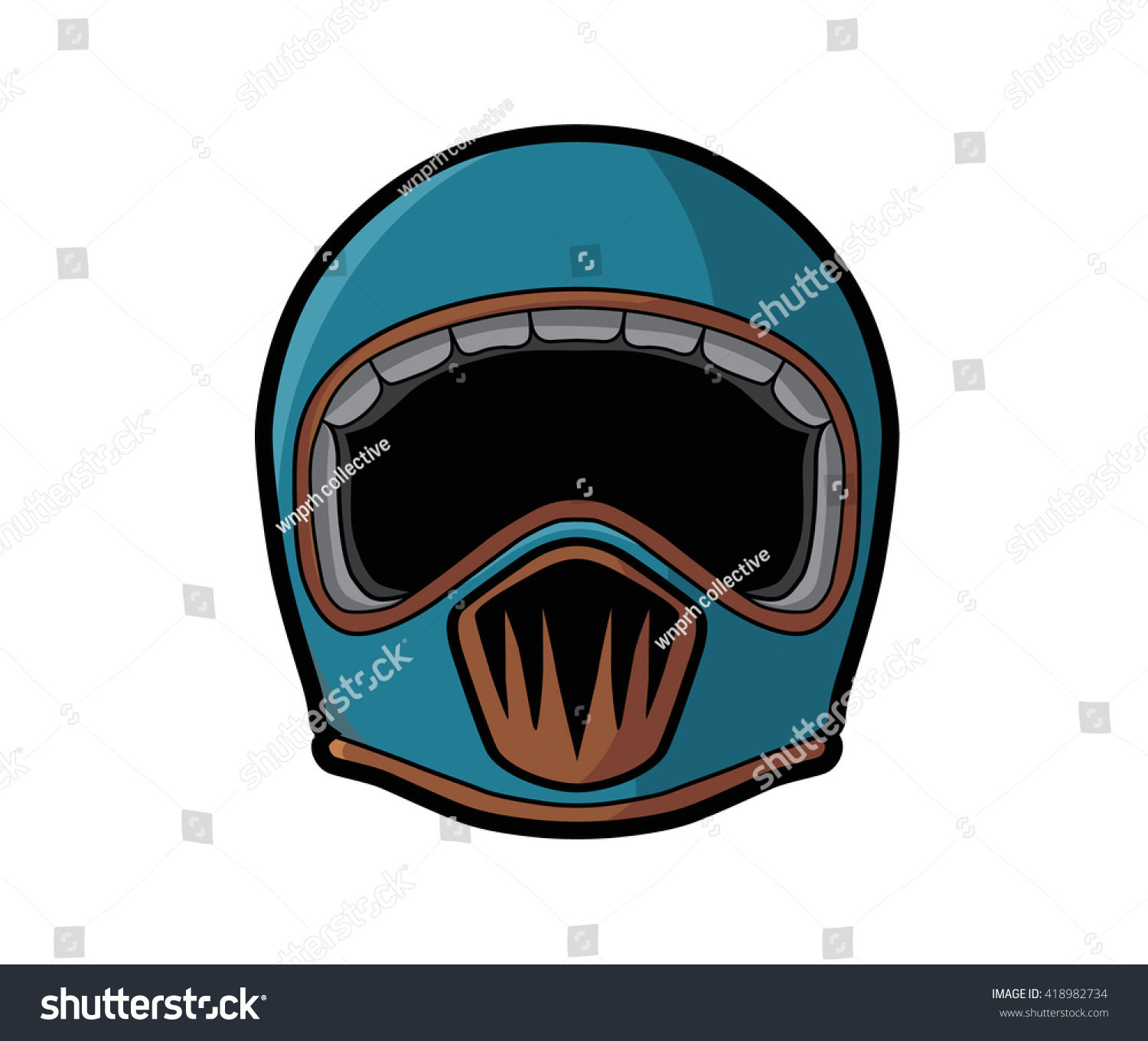 Animasi Helm Full Face - KibrisPDR