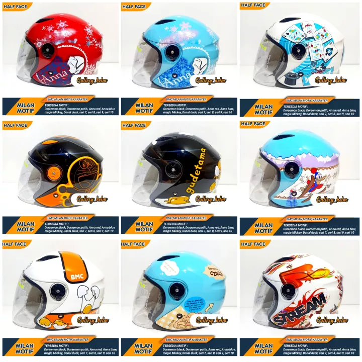 Detail Animasi Helm Full Face Nomer 53
