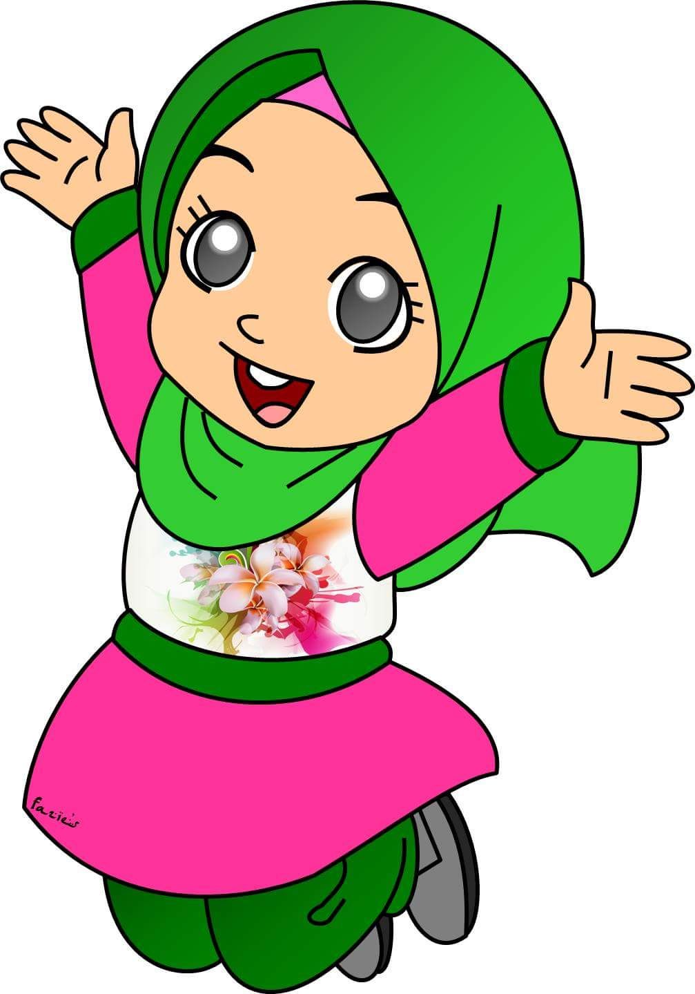 Detail Animasi Kartun Hijab Nomer 13