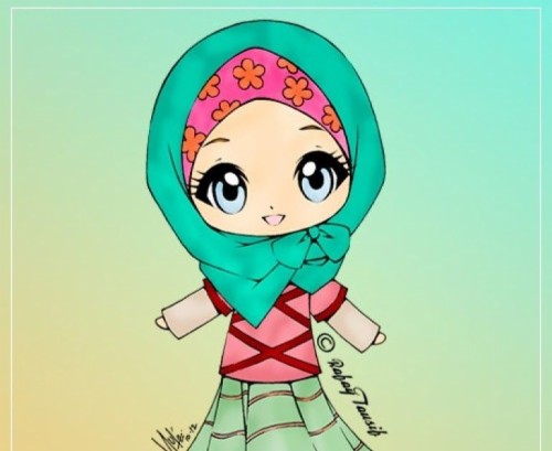 Detail Animasi Kartun Lucu Muslimah Nomer 24